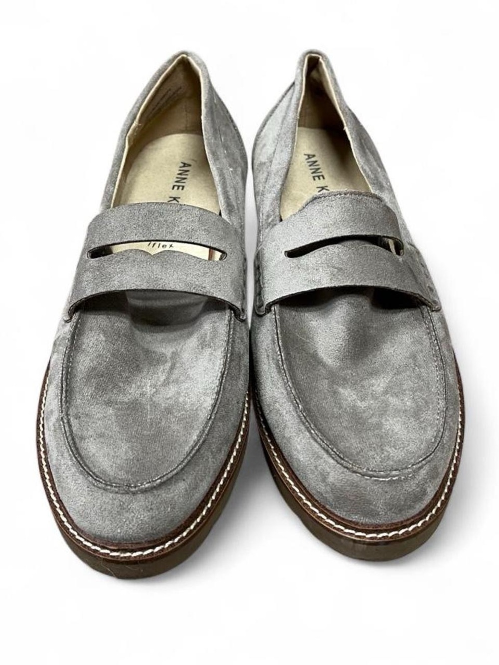 Anne Klein Suede Loafers Size 11